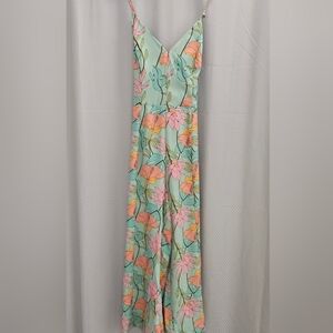 NWOT Molly Bracken Pastel Floral Jumpsuit